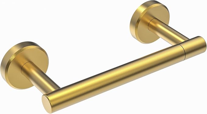 Gold Toilet Paper Holder SUS304 Stainless Steel Double Post Pivoting Toilet by ElevateYourSpaceChooseRARXTR