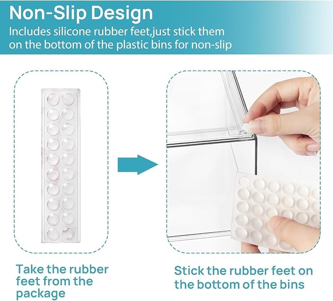 Vtopmart 10 Pack Clear Baby Bottle Organizer Set, Stackable Storage Drawers - Image 7