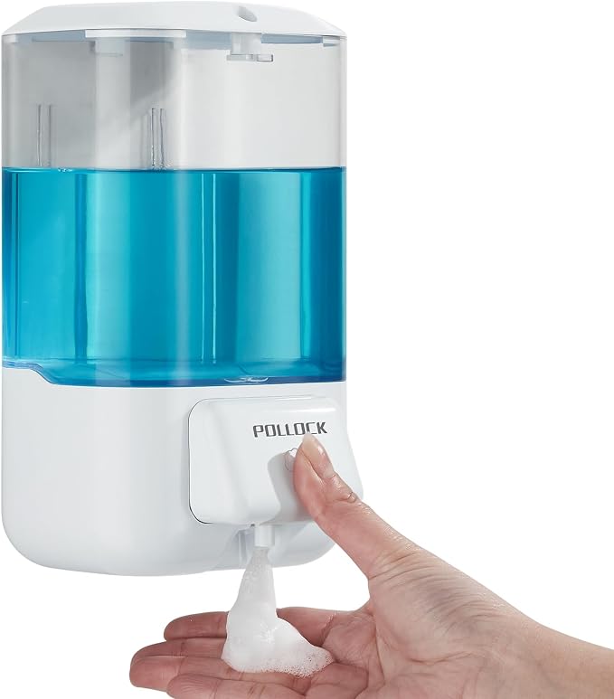 Foaming Hand Soap Dispenser Wall Mounted, Hand Sanitizer Dispenser, Lotion by POLLOCKDirect