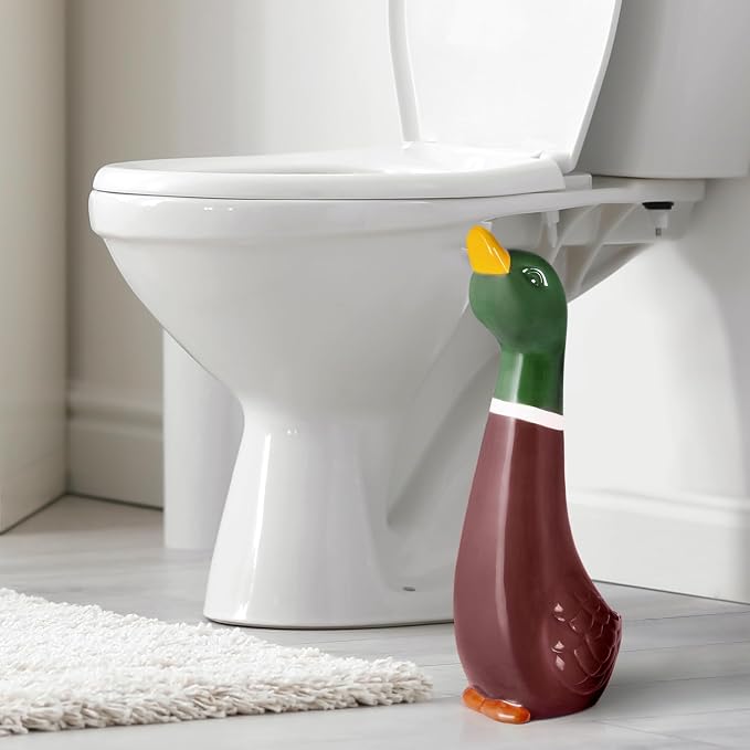 Mallard Toilet Brush Holder and Brush Set - Image 2