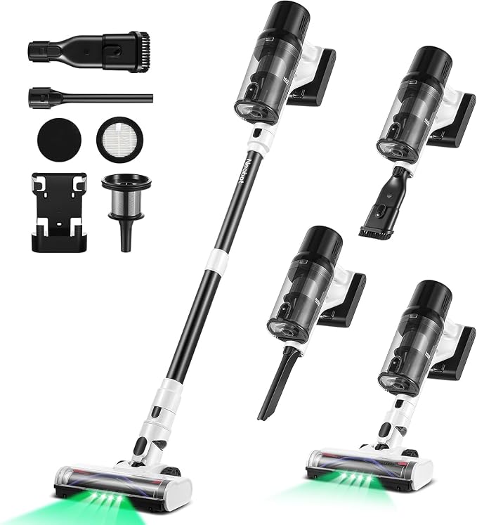 Cordless Vacuum Cleaner, 600W 50KPA 70Mins Cordless Stick Vacuum Cleaner by NeobotUS