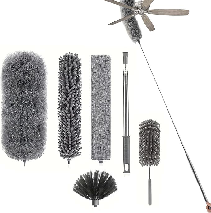 Microfiber Feather Duster Kit by JININQ