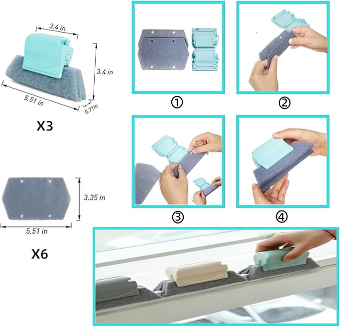 Window Screen and Track Cleaner Kit, - Image 5