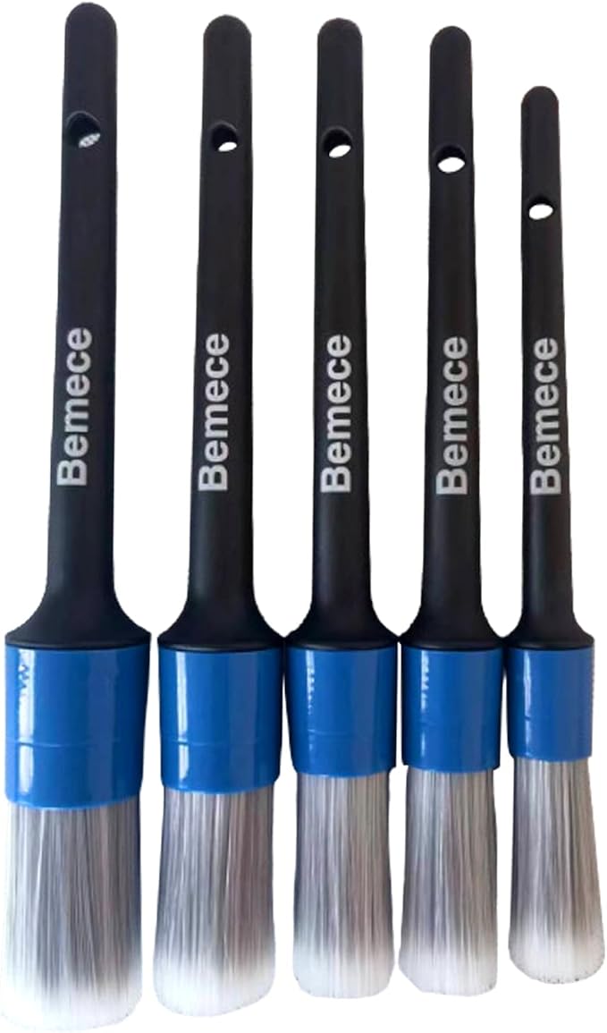 5pcs Different Size Car Detailing Brushes, Soft Non-Scratch Car Interior - Image 9