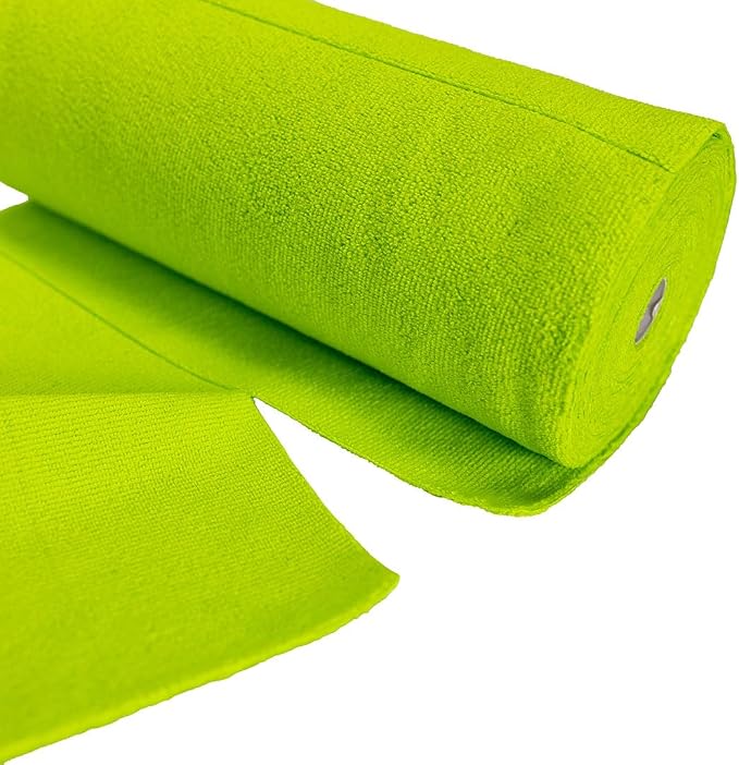 Maxshine Universal Green Microfiber Tear-Away Towel Roll – 30 Reusable 12"x12" - Image 5