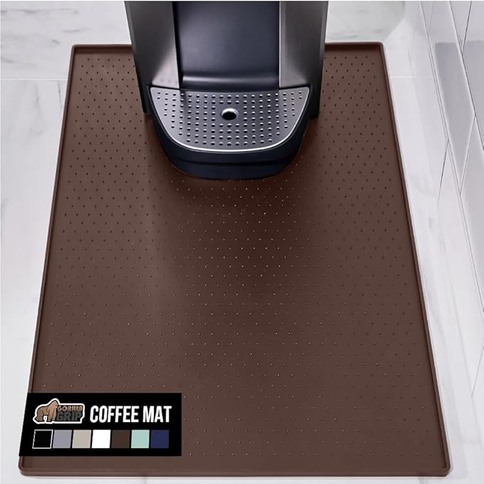 GORILLA GRIP Silicone Coffee Mat, Espresso Machine Bar Accessories, Keep by GorillaGrip