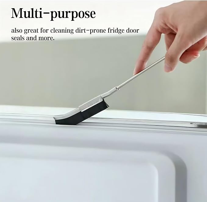Crevice Cleaning Brush with Stainless Steel Handle – Long Handle Gap Scrubber - Image 7