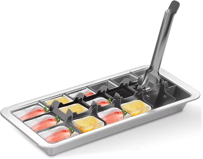 Professional Ice Cube Trays Stainless Steel by Clipore