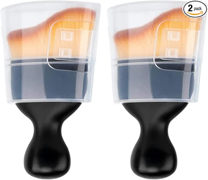 2 Pcs Car Detailing Brush, Car Wash Brush, Car Interior Cleaning Brush Ideal by Flewfun