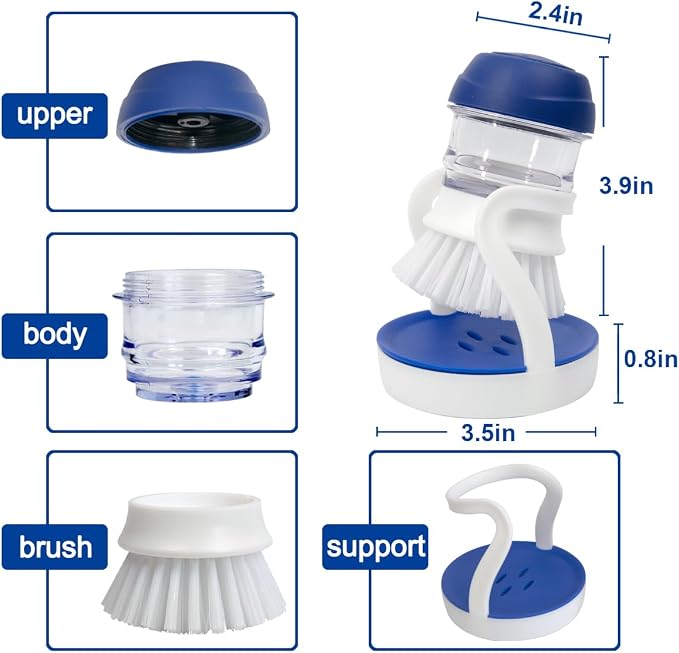 CELOX Soap Dispensing Dish Brush - Image 2