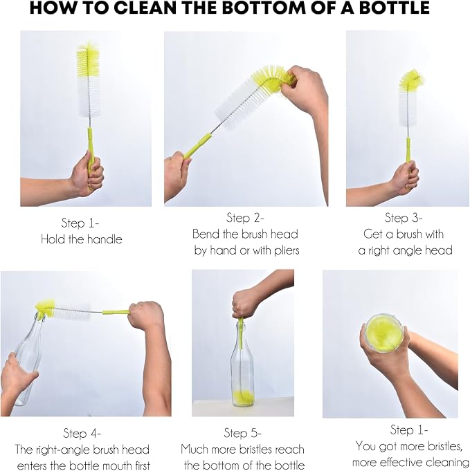 ALINK 16 inch Long Bottle Brush Cleaner - Image 3