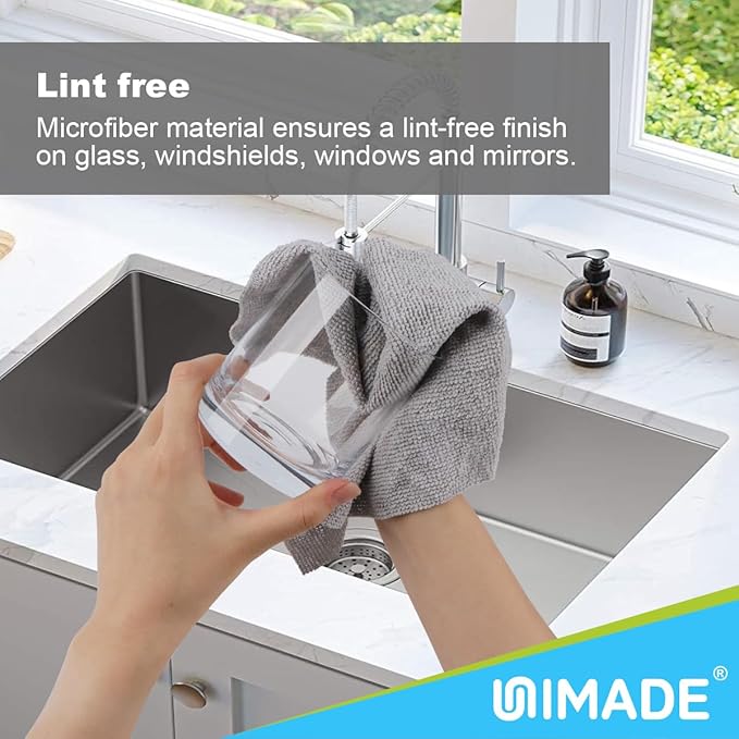Microfiber Cleaning Cloth, 150 Pack Reusable Paper Towels Microfiber Towels - Image 4