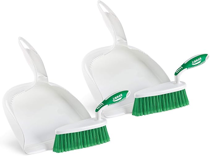 Libman Dust Pan and Brush Set | Portable Cleaning Brush | Mini Broom and by TheLibmanCompany