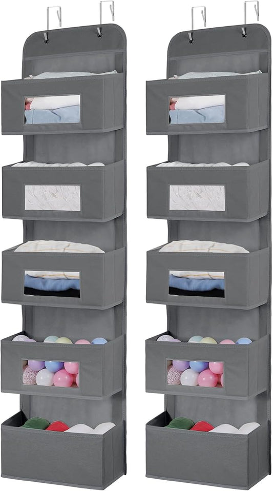 5-Shelf Over The Door Hanging Organizer by MAXHouser