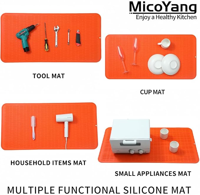 Silicone Dish Drying Mat for Multiple Usage, Easy clean, Eco-friendly, - Image 4