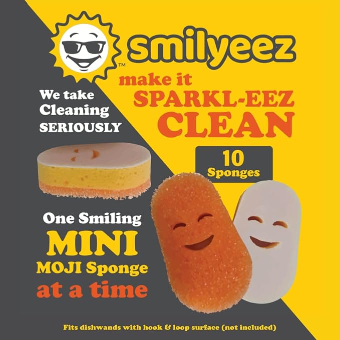 Smilyeez No Plastic Mini Moji Scrubbing Sponge Refills - Image 3