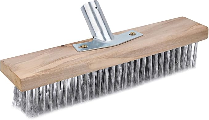 ZJchao Rough Stainless Steel Deck Scrubber Brush - Image 3