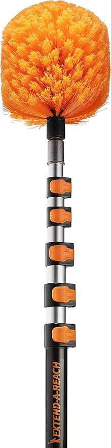5-25 ft Cobweb Duster with Extension Pole // 30+ Foot High Reach Spider Web by EXTEND-A-REACH