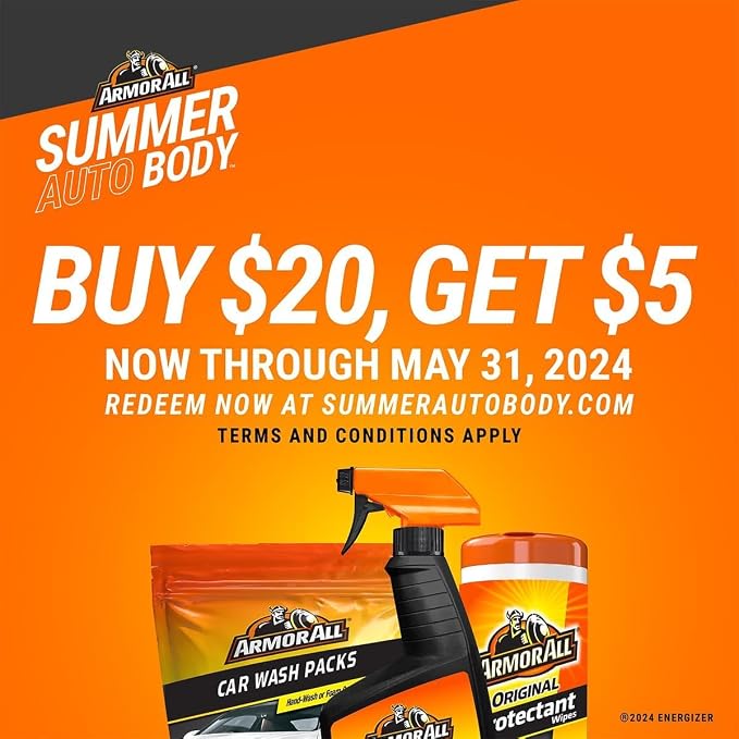 Armor All Car Glass Wipes by Armor All, Auto Glass Cleaner - Image 7