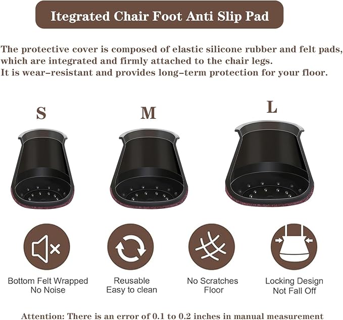 20 Pcs Chair Leg Floor Protectors - Image 6