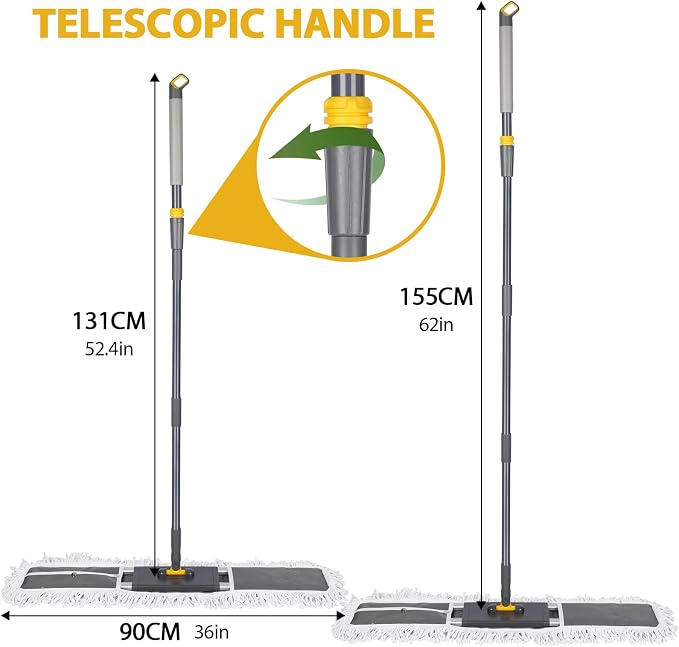 MASTERTOP 36" Professional Industrial Dust Mop - Image 5