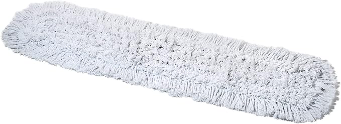 48 Inch Commercial Dust Mop Replacement Head – Reusable Cotton Dust Mop Refill by TidyTools
