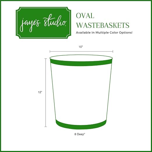 Jaye's Studio Mattie Oval Waste Basket - Image 5