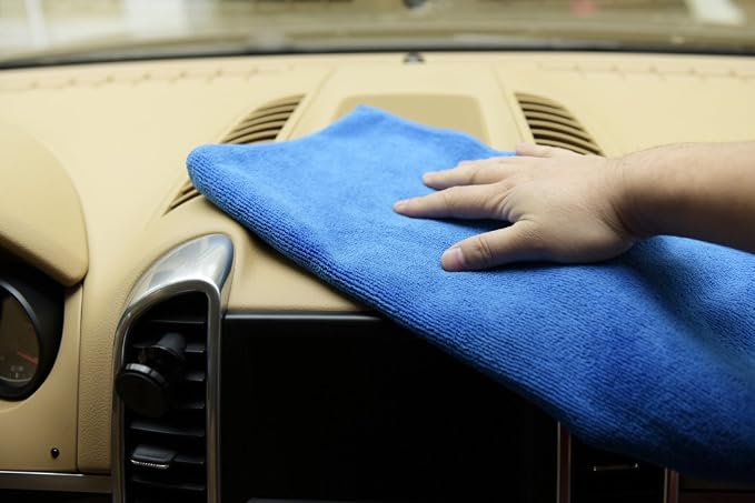 CARCAREZ Premium Microfiber Detailing Towels, 340 GSM Lint Free Car Buffing - Image 7