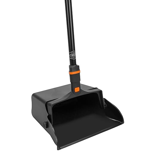 SWOPT 12” Upright Dustpan, Standard Combo – Ergonomic Design Eliminates Need to by SWOPTCleaning