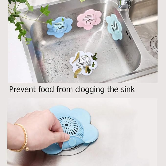 Hair Catcher Silicone Hair Stopper Shower Drain Covers - Image 5