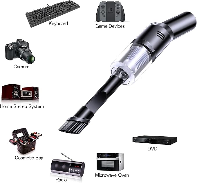 Portable Mini Car Vacuum Cleaner, High Power Cordless Handheld Rechargeable - Image 8