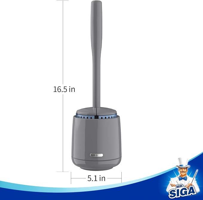 MR.SIGA Toilet Bowl Brush and Holder, - Image 5