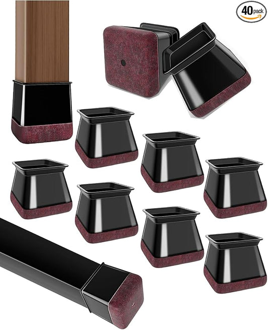 40 Pcs Chair Leg Floor Protectors by OCONDA