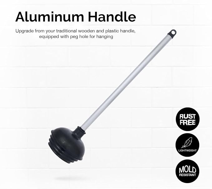 NEIKO 60190A Toilet Plungers, 4 Pack, Patented All-Angle Design, Heavy Duty - Image 7