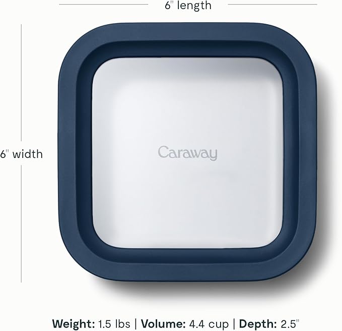 Caraway 2pc Glass Food Storage Set - Image 3