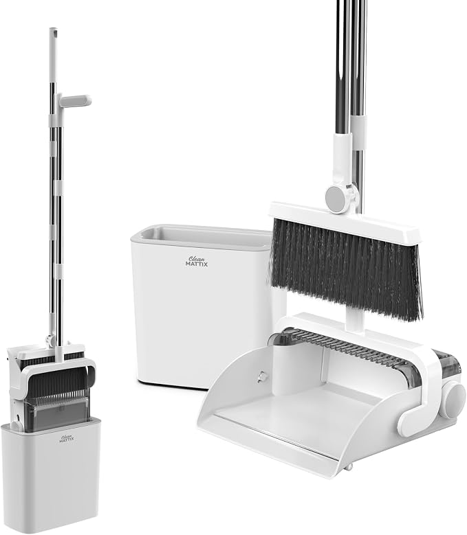 DustDockPro: Broom and Dustpan Set by Unknown