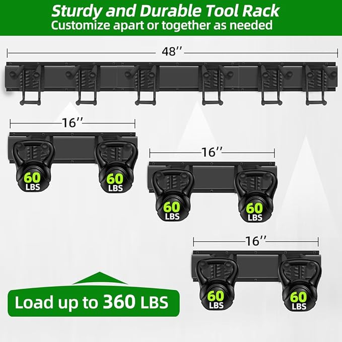 Garage Tool Organizer Wall Mount - Image 2