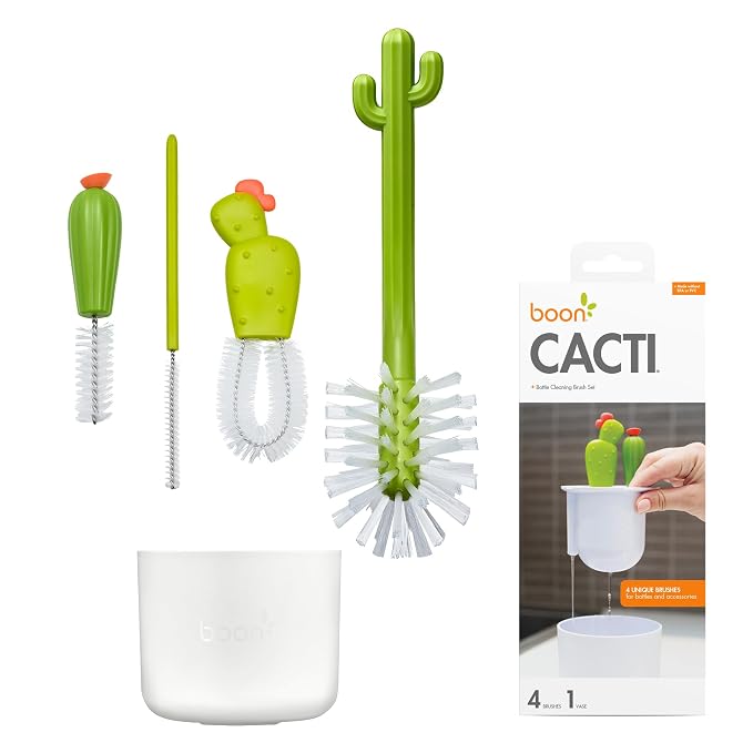 Boon Cacti Bottle Cleaning Brush Set by Boon
