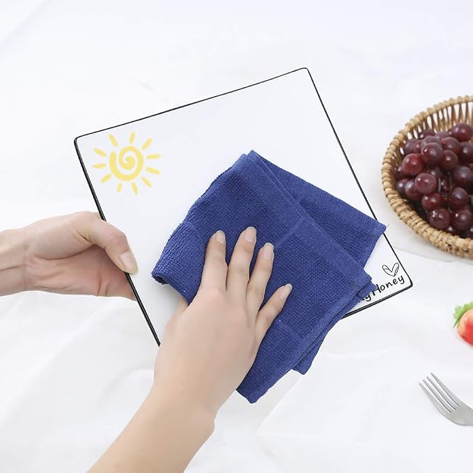 Glynniss Kitchen Dish Cloths Highly Absorbent Dish Rags 100% Cotton Wash Cloths - Image 7