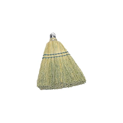 Rubbermaid Commercial 12 Inch Corn Whisk Broom, Flagged Natural Bristles by RubbermaidCommercialProducts