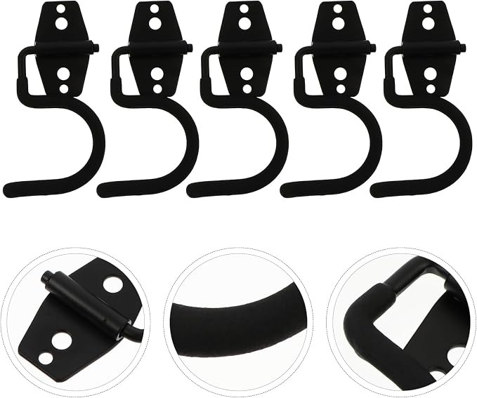 Angoily Broom Hooks 5PCS Broom Mop Hook Wall Hangers Heavy Duty Wall Mounted - Image 7