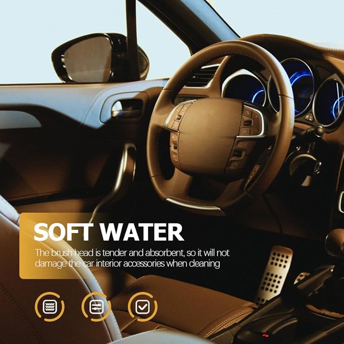 Car Air Vent Cleaning Brush Car Detailing Air Outlet Duster - Image 5