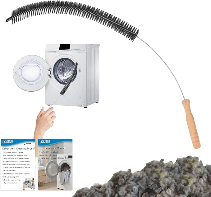 Dryer Lint Brush Vent Cleaner Lint Trap Cleaning Tool Dryer Vent Brush Long by Unknown