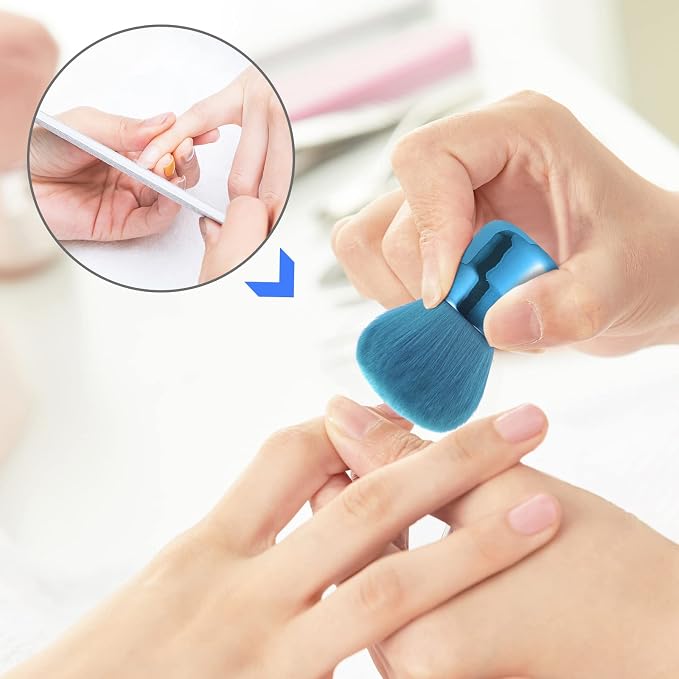 Vaincre Nail Art Dust Powder Remover Brush, Soft Nail Art Dust Cleaner Brush - Image 5