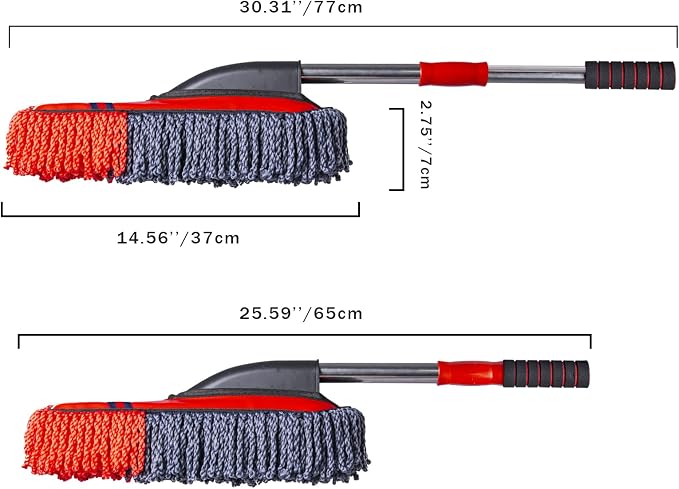 Soft Microfiber Car Duster Exterior Scratch Free Multipurpose Duster - Image 5