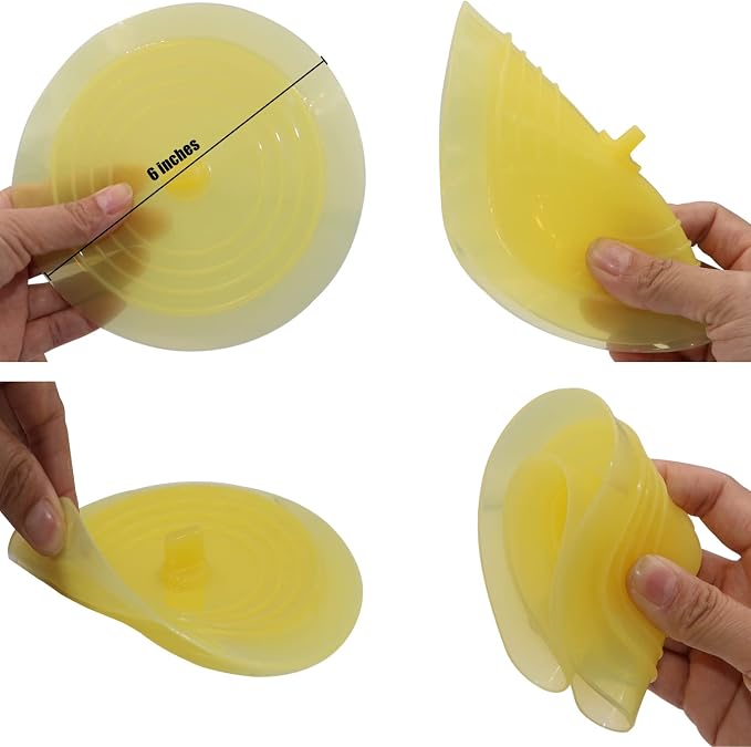V-TOP Bathtub Drain Plug 2 Pack, 6 inches Large Silicone Tub Stopper Hair - Image 6
