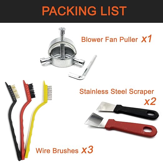 Fan Blade Blower Wheel Puller Kit, Range Hood Cleaning Wind Wheel Removal Tool - Image 2