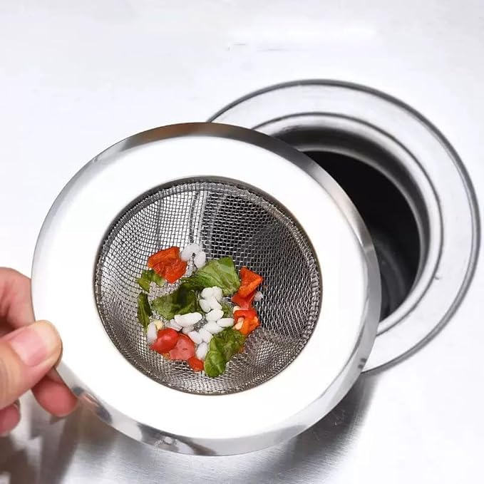 4Pcs Kitchen Sink Strainer, Stainless Steel Mesh Drain Filter, 4.52 Inch Wide - Image 2