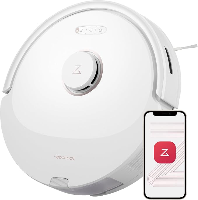 roborock Q8 Max Robot Vacuum and Mop Cleaner, DuoRoller Brush, 5500Pa Strong by Roborock