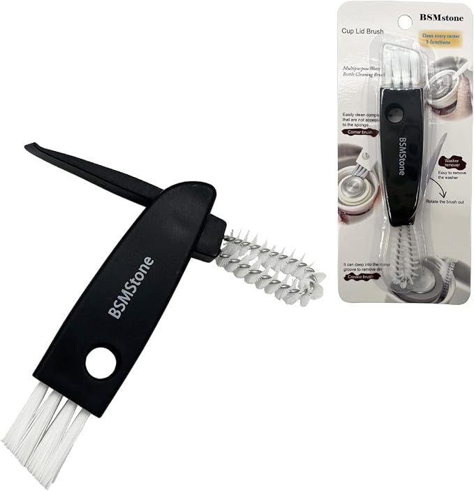 Tiny Cleaning Brush-Mini Multi-Functional Crevice Cleaning Brush, Water Bottle by BSMstonehouseholdsupplies